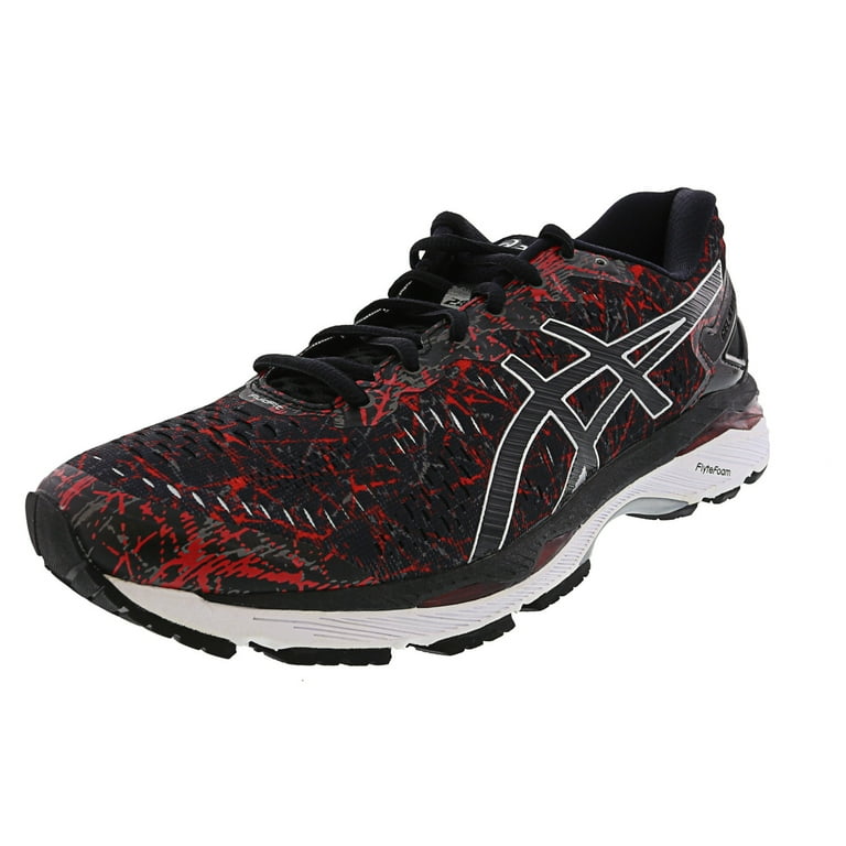 Asics Men s Gel Kayano 23 Vermilion Black Silver Ankle High