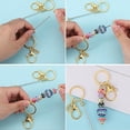 thumbnail image 3 of Jiibva 24Pcs Beadable Keychains Bars, Metal Beaded Keychain Blanks Bulk Making Supplies Kit with Lobster Hook for Pendant DIY Art Crafts, 3 of 7