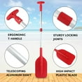 thumbnail image 3 of Telescoping Boat Paddle Collapsible Oar for Boat 21'' - 42'', Collapsible Paddle for Boat Kayaking Rafting Jet Ski Canoe Outdoor Kayak Water Sports and Safety Boat Accessories 2 Pack, 3 of 14