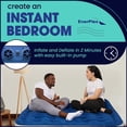 thumbnail image 2 of EZ Inflate 16 inch Luxury Inflatable Air Mattress With Built In Pump, Twin, 2 of 7
