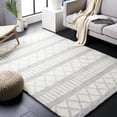 thumbnail image 2 of SAFAVIEH Vermont Xzavier Geometric Area Rug, Ivory/Grey, 6' x 9', 2 of 8