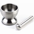 thumbnail image 4 of Kitchen Mortar with Pestle, Spice Mortar, Stainless Steel, 4 of 5