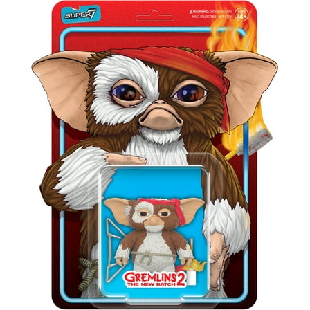 Super7 - Gremlins 2 - ReAction Figures - Gizmo (Battle Ready Character Card)
