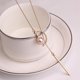 thumbnail image 5 of Sonducket Suéter de perlas de tipo largo para mujer, collar para banquete, chica de viaje, diseño Simple, colgante de aleación, decoración Ropa, zapatos y accesorios Miscelánea Plata, 5 of 6