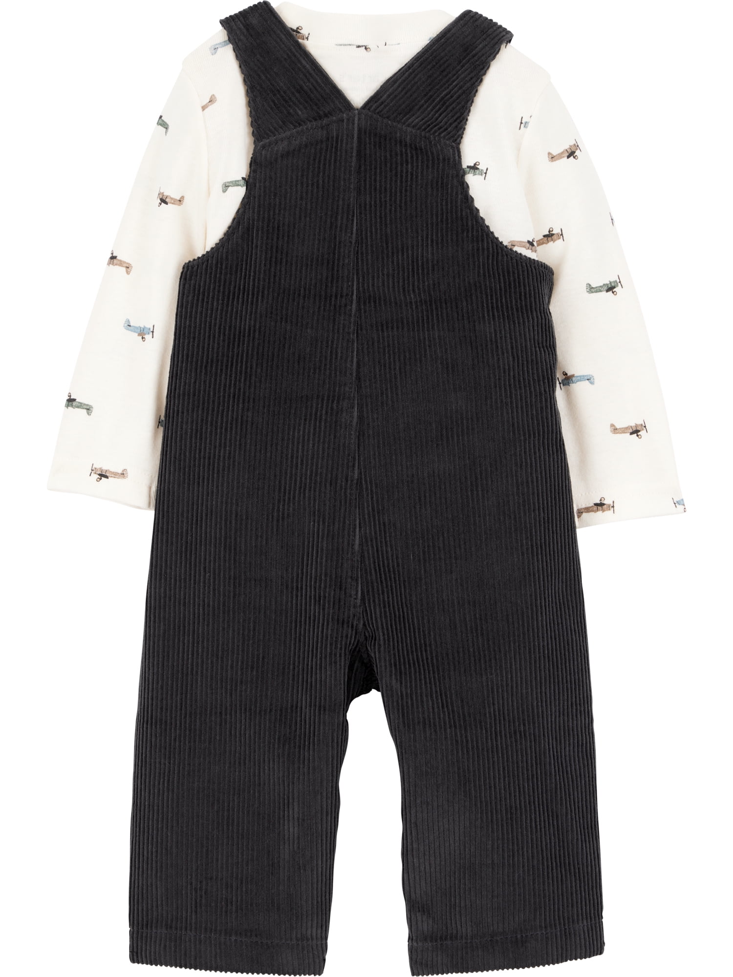 Carter's Child of Mine Baby and Toddler Boy Overalls Set, 2-Piece, Sizes 0/3-24 Months