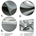 thumbnail image 3 of Designart "Endless Ripples in Grey" Modern Waves Metal Wall Art, 3 of 5