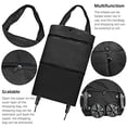 thumbnail image 4 of 2 In 1 Foldable Shopping Cart, Collapsible Two-Stage Zipper Foldable Shopping Bag With Wheels Foldable Shopping Cart For Fruit, Vegetables, Shopping Carts, 4 of 8