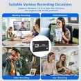 thumbnail image 2 of 4K Audio Video Capture Card, USB 3.0 HDMI Video Capture Device 4K HDMI Loop-Out, 1080P 60FPS/2K 30FPS For Game Recording, Live Streaming, Broadcasting(Black), 2 of 8