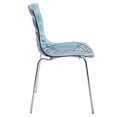 thumbnail image 2 of LeisureMod Astor Chaise de Salle à Manger à Motif Ondulé d'Eau, 2 of 5