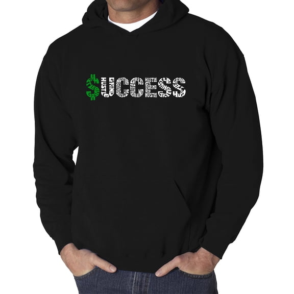Men's Word Art Hooded Sweatshirt - Success