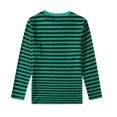 thumbnail image 2 of SSLR Long Sleeve Shirts for Big Boys Striped T Shirt Crew Neck Cotton Lightweight Causal Tshirts, 2 of 7