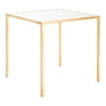 thumbnail image 4 of SAFAVIEH Kiley 18 in. H Classic Leaf Mirror Top Accent Table, Gold, 4 of 8