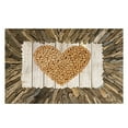 thumbnail image 3 of Alfombrilla de baño Alfombrilla para puerta de piso de madera Alfombrilla absorbente antideslizante para la entrada de la casa Sala de estar, Corazón, 50x80cm Advancent HA003334-04, 3 of 6