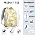 thumbnail image 6 of "Floral Sunflower Themed Backpack - Durable Water-Resistant Bookbag for Women, School, College, Work, Travel - Wildflower Print, Spacious, Comfortable Straps", 6 of 6