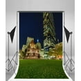 thumbnail image 3 of ABPHOTO Polyester 5x7ft Photography Backdrop European Building Grass Field Night Photo Background Backdrops for Photography Photo Shoots Party Adults Kids Wedding Personal Portrait Photo Studio Props, 3 of 4