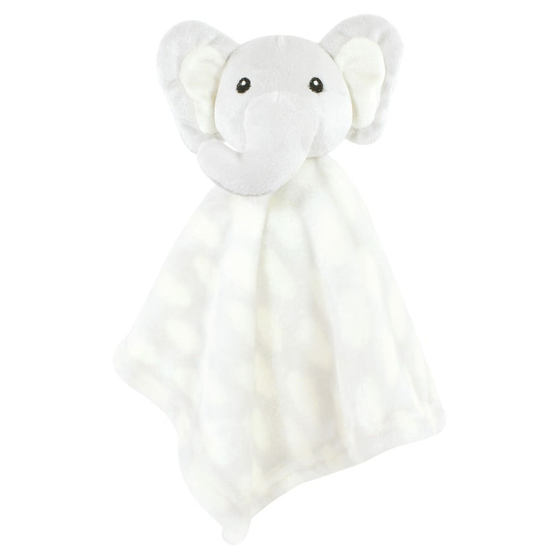Hudson Baby Infant Boy Animal Face Security Blanket, Safari Boy, One Size