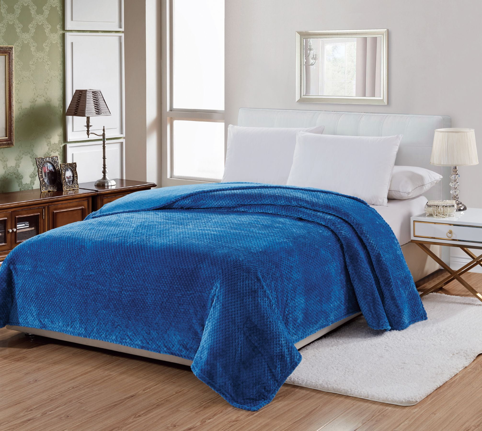 Noble House Micro plush Popcorn Blanket.