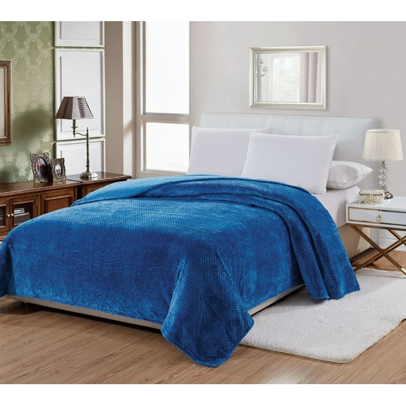 Home Essentials by Décor&More Popcorn Textured Microplush Blanket