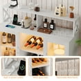 thumbnail image 6 of 47" Modern Bar Cabinet with RGB LED Lights, Charging Station, Wine Rack & Glass Holder, 6 of 7