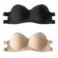 thumbnail image 7 of Women's Beauty Back Smoothing Comfortable Sexy Anti-Lighting Invisible Strapless 3/4 cup Bra Tube Top, 7 of 7