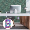 thumbnail image 6 of Yayeee Blank Wall Plate Cover 1-Gang 4.5"x2.7" Home Unused Decorative Outlet, Vibrant Geometric Pattern, 6 of 7