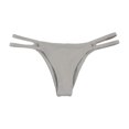 thumbnail image 1 of Tavik Womens Vine Side Strap Bikini Swim Bottom, Grey, X-Small, 1 of 2