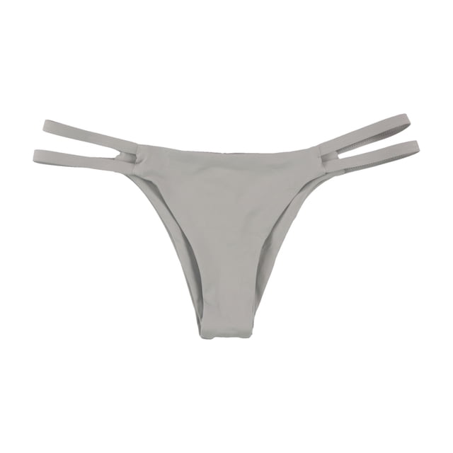 Tavik Womens Vine Side Strap Bikini Swim Bottom, Grey, X-Small