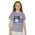 thumbnail image 5 of Kanji Style Betty Boop Love XOXO Girls Kids T Shirt Tees Teen Brisco Brands XS, 5 of 6
