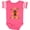 Football Pink and White, variant on My First Thanksgiving Day Turkey Boys or Girls Baby Bodysuit