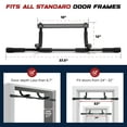 Indoor Heavy Duty Pull Up Bar Trainer, Home Gym Doorway Pull Up or Dip