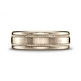 thumbnail image 2 of Benchmark� 7.5mm Comfort-fit Satin-finished Rope Carved Design Wedding Band Ring, 2 of 7