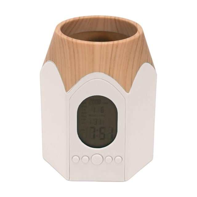 Ohufall Small Digital Alarm Clock Compact Bedside Clock Desk Clock For Student Bedroom Room Decor Battery Clock