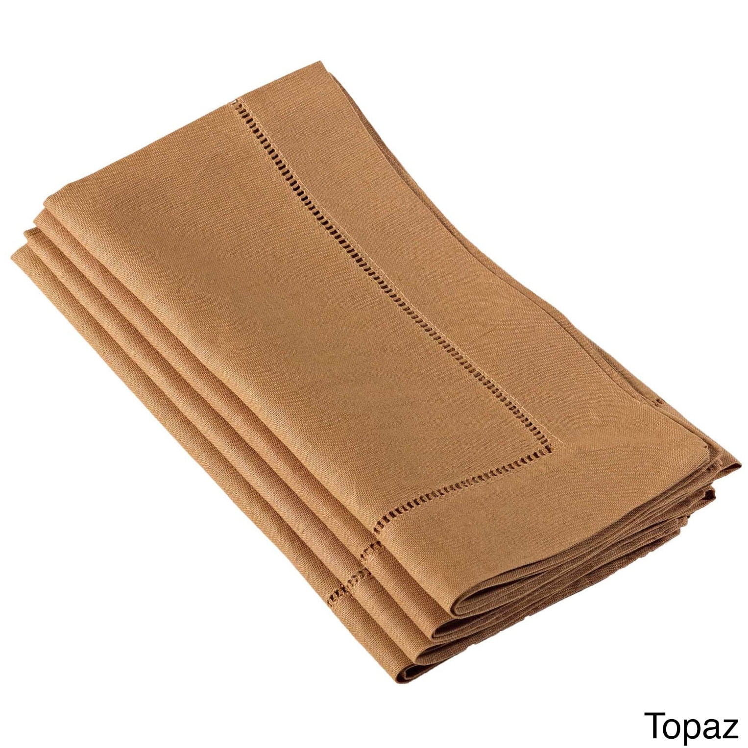 Saro Lifestyle Hemstitched Dinner Napkins (Set of 4)