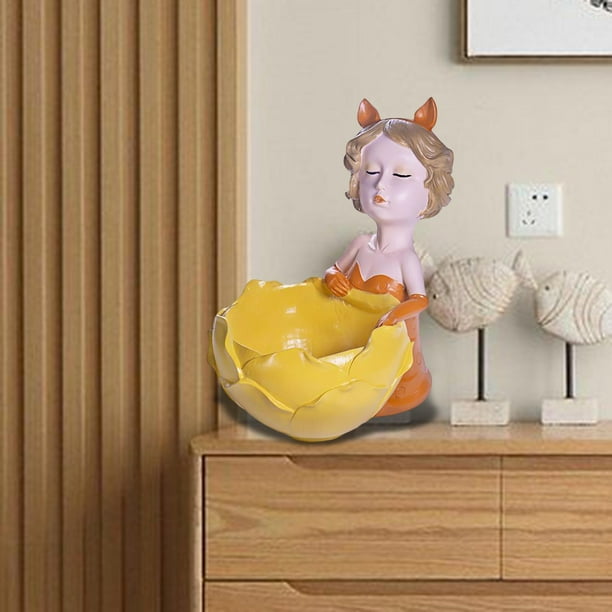 Caja de almacenamiento en miniatura estatua organizador de manualidades artículos diversos contenedor de dulces para sala de estar decoración de , 11,3 cm x 17,2 cm x 113 cm x 172 cm x 178 cm Soledad Organizador de almacenamiento de estatuas