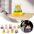 thumbnail image 2 of BotaniNest 9 Piece 3D Easter Party – 3D Bunny & Chick Paper Fan Hanging For Easter Celebrations Festive “Happy Easter” 3D For Home Party Venues & Displ, 2 of 7