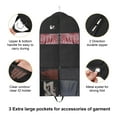 thumbnail image 3 of Abaima 2 Pack 60'' Garment Bags for Travel,4" Gusseted Foldable Garment Bags for Hanging Clothes,Heavy Duty Dress Suit Bag with Pockets,Waterproof Garment Bags for Shirts,Coats,Dresses, 3 of 7