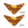 thumbnail image 6 of Kll Dinosaurs And Leaves Dog Bandanas,Triangle Reversible Pet Scarf For Small Medium Large And Extra Large Dogs-Medium, 6 of 8