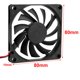 thumbnail image 5 of Ventiladores de Disipador de Calor de la CPU ANGGREK 2 Uds 8cm 12V Silencio Silencioso, 5 of 7