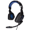 thumbnail image 2 of Auriculares para juegos con sonido estéreo envolvente, auriculares supraaurales con micrófono con cancelación de ruido para ordenadores, portátiles y tabletas, 2 of 9