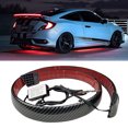 thumbnail image 1 of Carbon Fiber LED Car Tail Brake Light Bar Rear Boiler Lip Trim Universal Parts -, 1 of 4