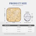 thumbnail image 3 of Kdxio World Map Print 2-Piece Sun Shade Front Windshield - Foldable Car Front Window Sunshades for Most Sedans SUV Truck-Large, 3 of 6