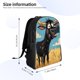 thumbnail image 4 of Fotbe Whimsical Cartoon Cow Mochila de Viaje para Laptop, Mochila Ejecutiva Delgada y Resistente 15.6", 4 of 8
