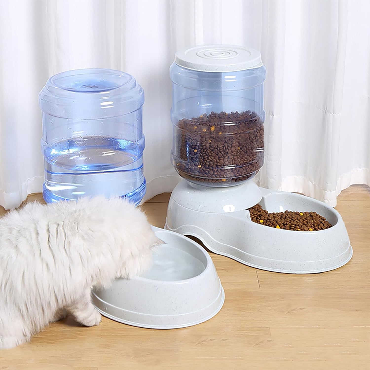 Pet Water Dispenser Station for Large Dogs and Cats,3 Gallon/11L Gravity Automatic Feeder, Cat Dog Water Fountain, Dog Water Bowl Dispenser,Large Breed Dog Drinking Fountain