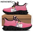 thumbnail image 1 of Zapatillas deportivas con diseño de diente de dibujos animados y ángel para mujer, zapatos planos con cordones para dentista, calzado transpirable de primavera para mujer, 1 of 6