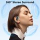 thumbnail image 4 of Auriculares Bluetooth abiertos 5.3 | Auriculares inalámbricos de baja latencia con diseño de oreja colgante | Reducción de ruido ligera | Batería 16H | ABS blanco | Alcance de 10-15 m | 150mAh, 4 of 7
