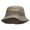 Charcoal, variant on Iraq Veteran Embroidered Bucket Hat - Natural OSFM