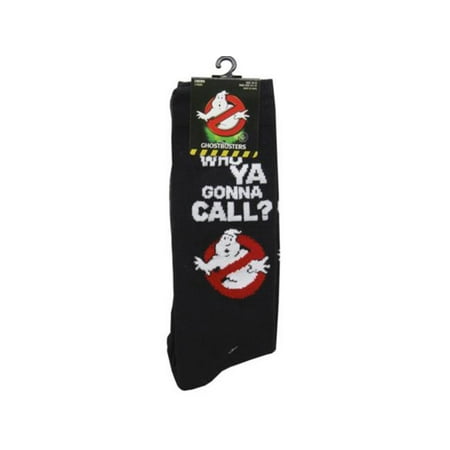 

Kole Imports AB539-24 Mens Ghostbusters Who You Gonna Call Crew Socks - Size 10 - 13 - Pack of 24