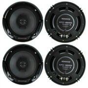 4) New Kenwood KFC-1665S 6.5 Inch 600 Watt 2-Way Car Audio Door Coaxial Speakers