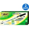 BIC Ecolutions Round Stic Pen, Black, 1-Dozen, 2-Pack