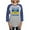 Heather/Blue, variant on CafePress - Pray For Ukraine - Womens Baseball Tee